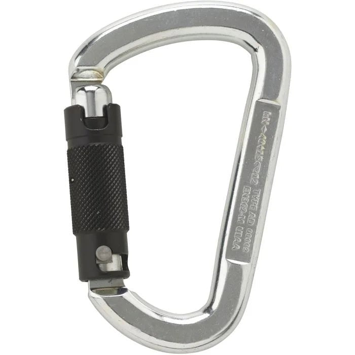 AustriAlpin Asymmetrical D 3 - Stage Lock Carabiner - RopesGear.com